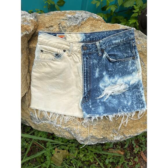 Big John Denim Distressed Shorts - Picture 1 of 6